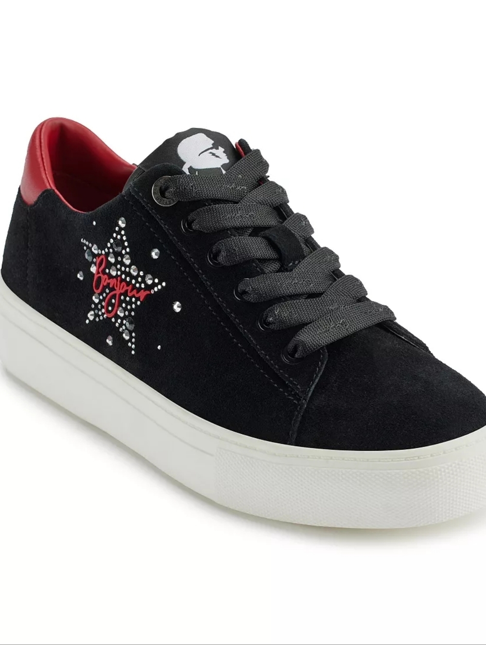 Karl Lagerfeld Paris Cate lace-up sneakers
